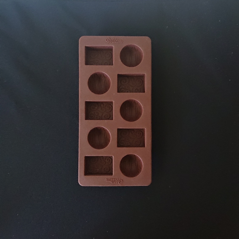 Wilton Chocolate Candy Brown Silicone Mold